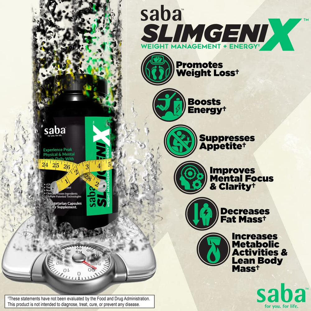 Saba SlimGenix user at desk energized by focus support.