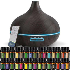 SACATR 550ml diffuser in-room setup with calming ambient lighting.