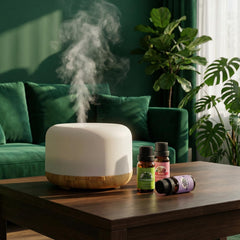 SACATR amber-bottle storage protects oils from light and oxidation