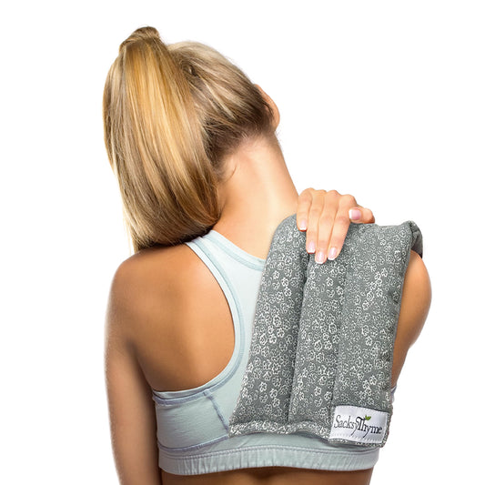 SacksyThyme back heating pad for soothing relief and moist heat