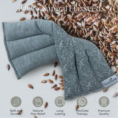 SacksyThyme neck heating pad providing warm therapy for muscle comfort