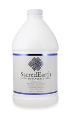Sacred Earth Botanicals Cooling Cream bottle offers cooling relief for aches and dry skin during massage
