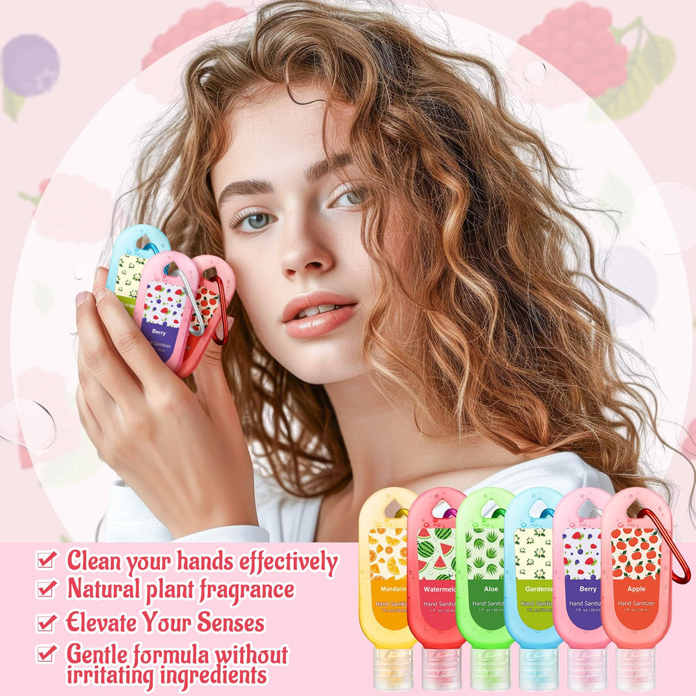 Sacubee mint scented hand sanitizer keychain for refreshing access