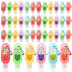 Sacubee 24-pack hand sanitizers with keychains for on-the-go cleanliness