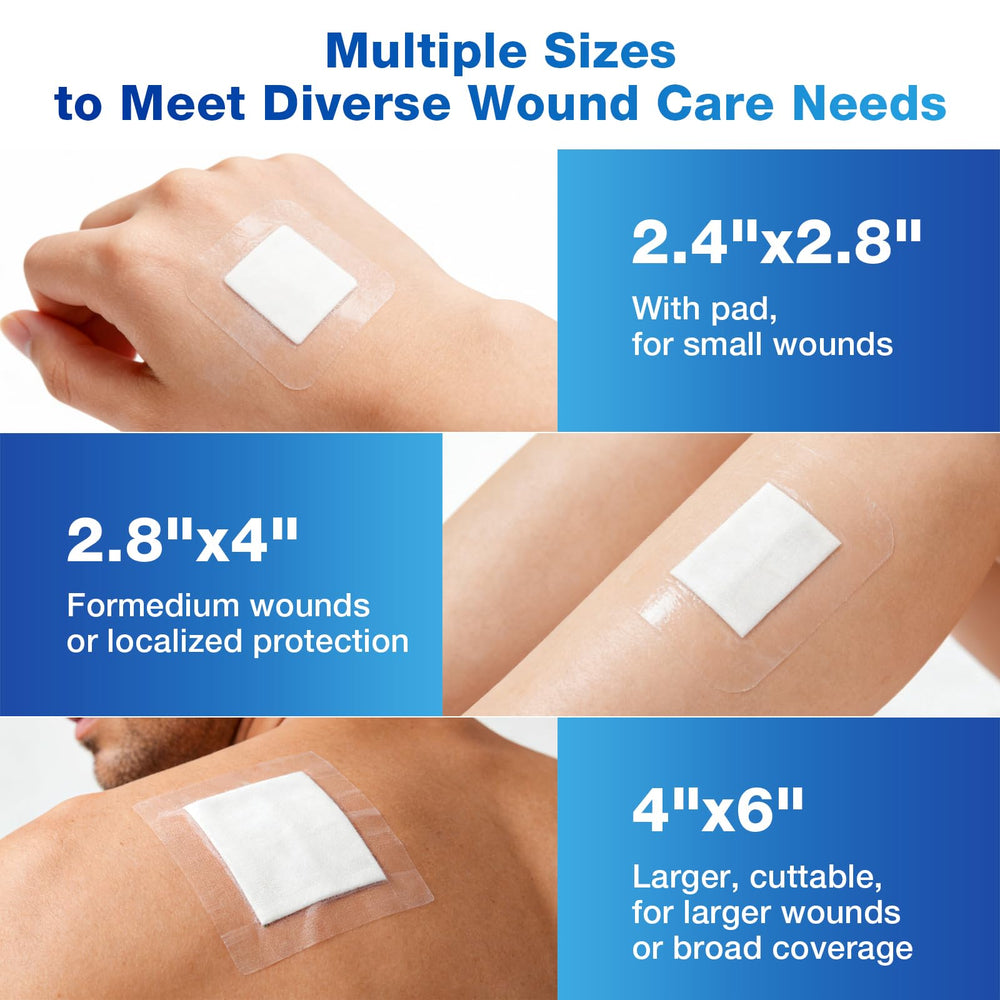 SafeFight shower protector keeps wounds clean during daily routines.