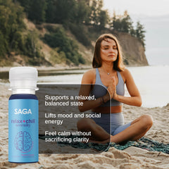 SAGA Serenity with lion’s mane and reishi signals adaptogenic calm potential