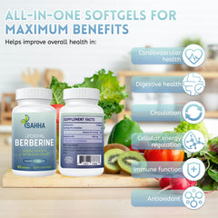 Liposome-based Sahha Berberine emphasizes stable potency and long-lasting support