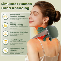 SAILIFE heated neck massager side view for portable use