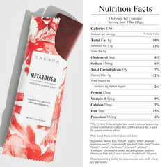 SAKARA Metabolism Bar in a gym bag ready for workouts and energy.