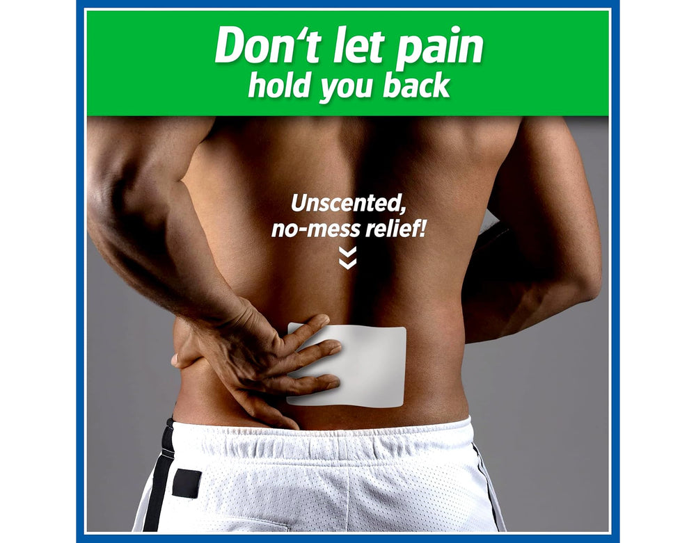 Salonpas pack-3 lidocaine patch offers convenient multi-area relief.