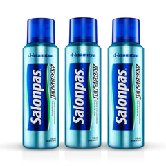 Salonpas jet spray bottle close-up for quick, targeted relief.