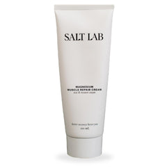 Salt Lab Magnesium Muscle Repair Cream bottle for easy daily use and targeted relief
