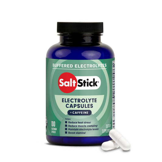 SaltStick electrolytes capsules for fast hydration during workouts.