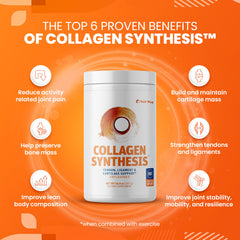 SaltWrap Collagen Synthesis powder dissolving easily into a beverage.