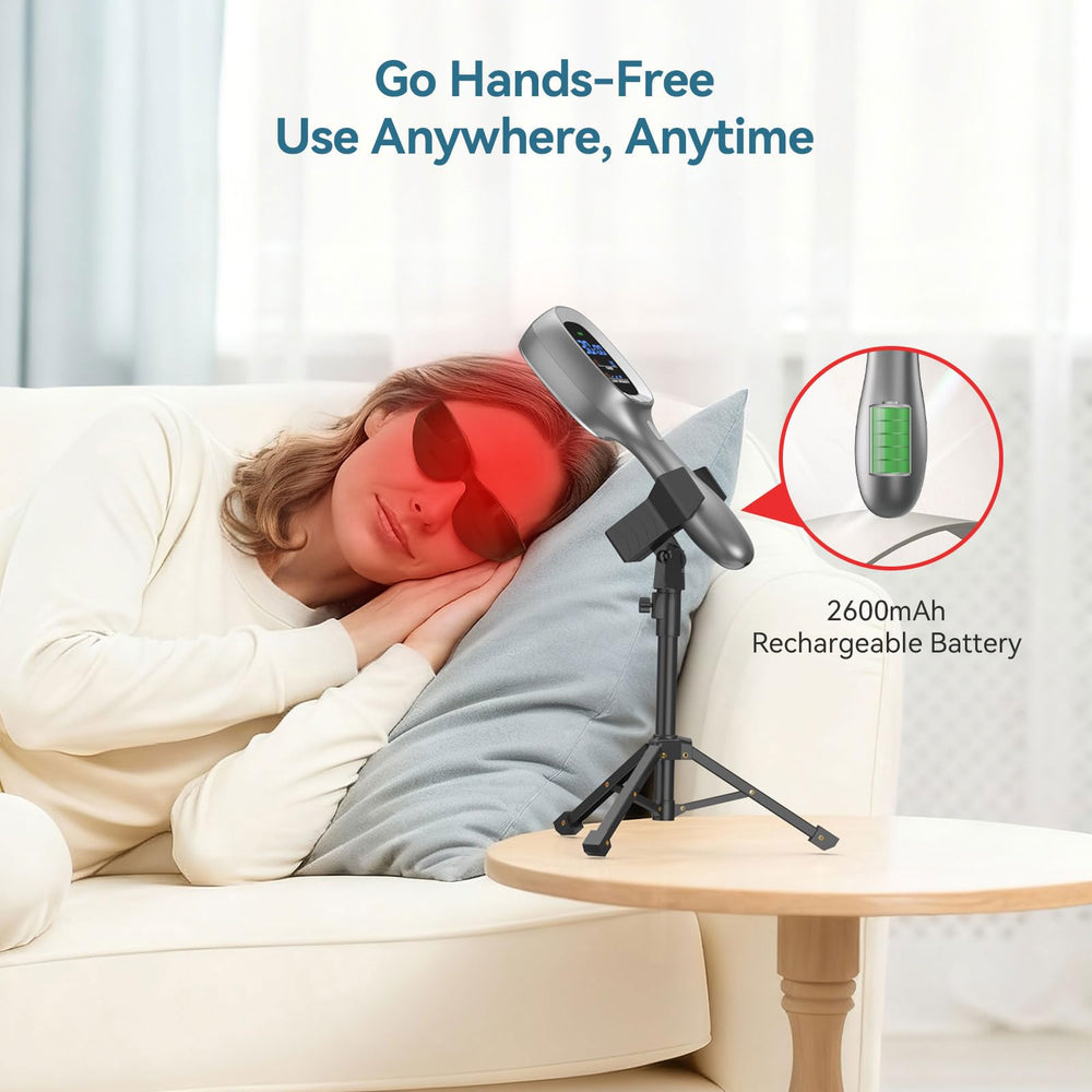 SAMATULE goggles and manual included for safe therapy sessions