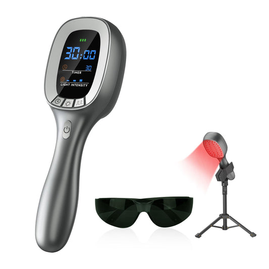 Samatule red near infrared wand with stand for hands-free home therapy