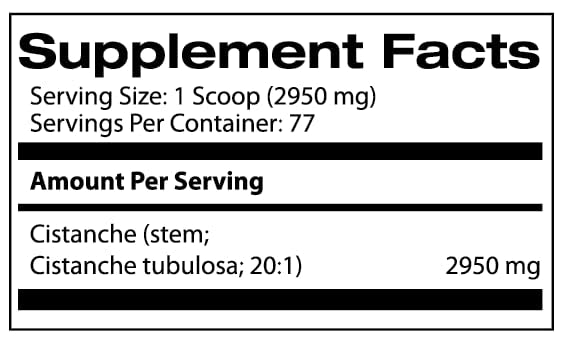 Samsara Herbs Cistanche extract mixed in juice illustrates convenient daily consumption.