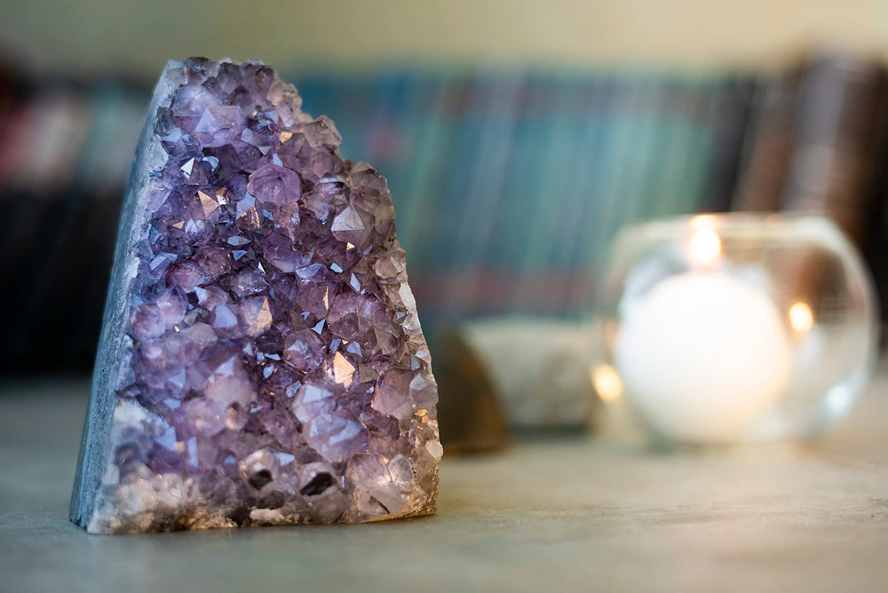 SAMSARI amethyst geode meets high quality standards for display-worthy decor.