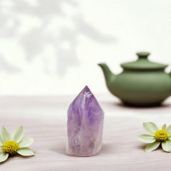 SAMSARI amethyst points gift-ready set, a thoughtful present for mindfulness enthusiasts.