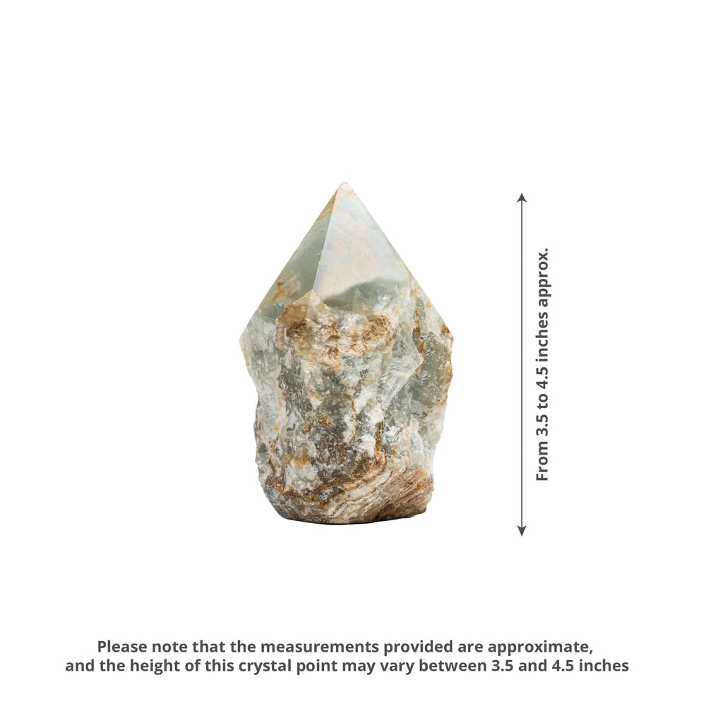 SAMSARI Blue Onyx crystal points closeup highlighting polished blue sheen