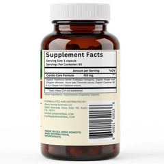 Sana Herbal Sciences Artery Plaque Removal Formula bottle with water for intake