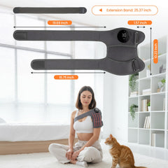 SanaTech compact cordless unit, bag-friendly portability for on-the-go therapy.