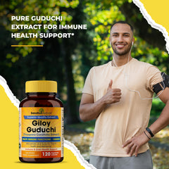 SANDHUHERBALS Giloy supplement promotes everyday wellness.