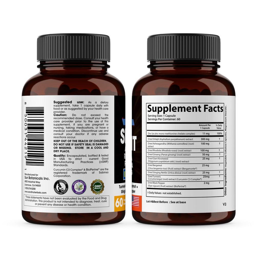 SANDHUHERBALS Himalayan rocks Shilajit image emphasizes pure origin.