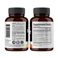 SandhuHerbals Rhodiola Rosea stamina blend in bottle for stress relief.