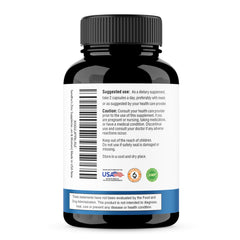 BioZnq label indicating gluten-free soy-free and dairy-free formula.