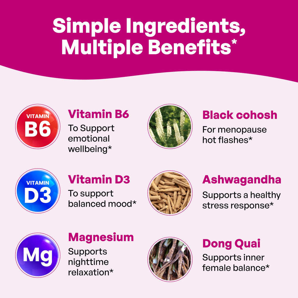 Sandhu's Complete Menopause Support gluten-free and dairy-free formula