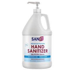 Sanit moisturizing hand sanitizer gel with 70-percent ethyl alcohol for quick germ cleansing