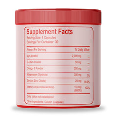 SANSICE Myo & D-Chiro Inositol daily-use scene suggests a calm wellness routine.