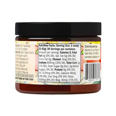 Santa Cruz Paleo electrolyte ingredients close up show Himalayan pink salt.