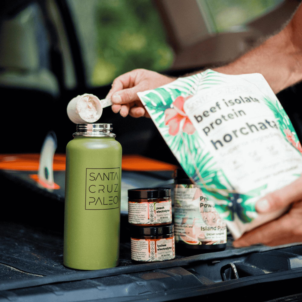 Santa Cruz Paleo horchata beef isolate powder ideal for athlete recovery