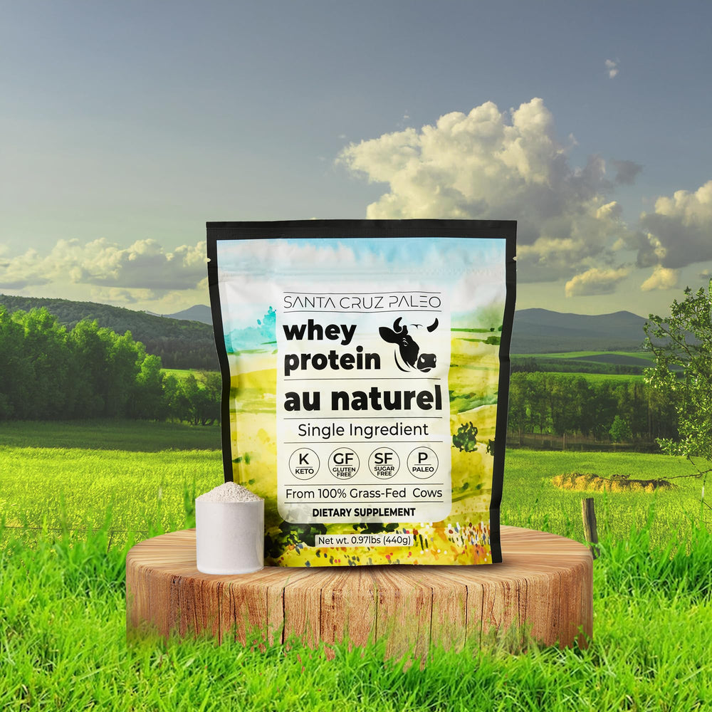 Santa Cruz Paleo Whey gluten-free keto-friendly option for blends and meals