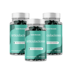 Santo Remedio Articulaciones bottle front for convenient joint support