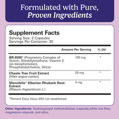 Santo Remedio Hormonal Balance capsule close-up highlighting ingredients.