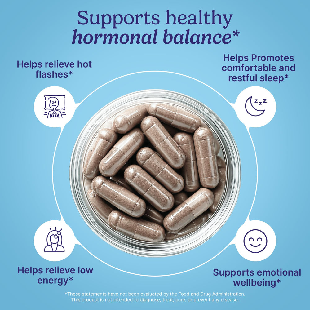 Santo Remedio Siberian Rhubarb extract visual for menopause support.