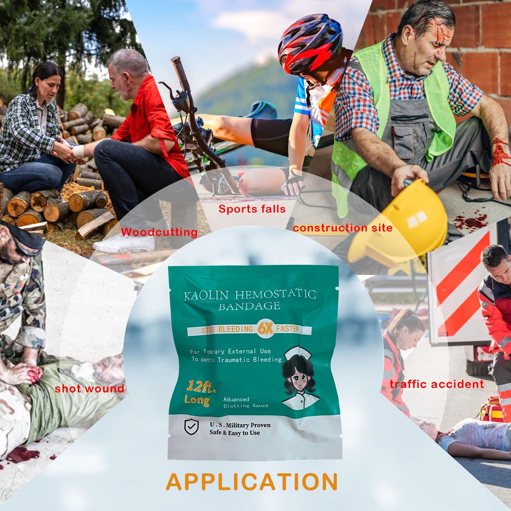 Sapbontchi Quick Clot Gauze in rugged military gear