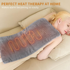 SAROO heating pad weighted beads contour to body for comfort