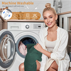 SAROO machine-washable cover simplifies cleaning after sessions.