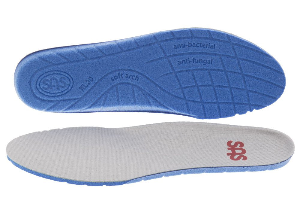 SAS Cool Step Footbed moisture-wicking foam keeps feet drier.