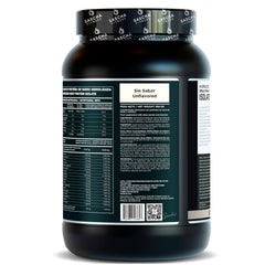 SASCHA FITNESS Hydrolyzed Whey Protein Isolate label provides gluten-free and lactose-free benefits