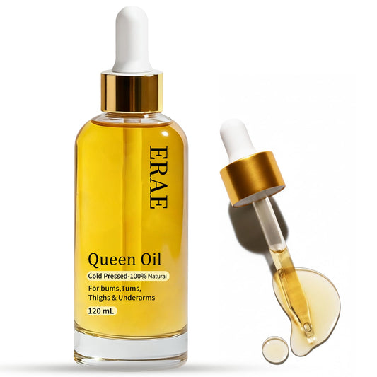 Savari Erae Queen Oil bottle close-up for overnight skin hydration