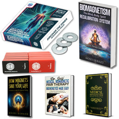 SaveMeMagnets biomagnetism wellness kit with therapeutic magnets for relaxation.