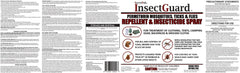 Dog gear protected with InsectGuard spray for pet areas.