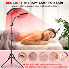 Saviler 660nm red light emitter close-up shown for skin care.