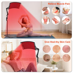 SAVILER adjustable stand reaches 60 inches for versatile facial and body use