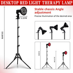 Saviler neck relief and recovery aided by targeted red light wavelengths
